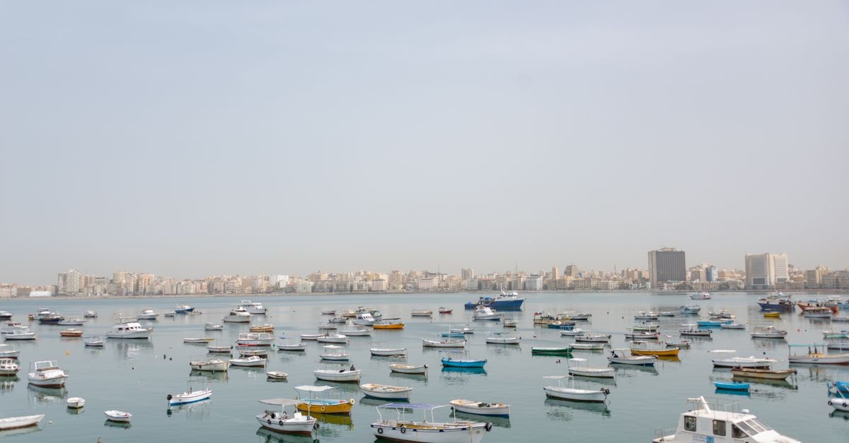 Hotel Apadana in Bandar Abbas: A Central Stay Near the Persian Gulf A serene view of boats moored in the harbor of Alexandria with a city's skyline in the background.