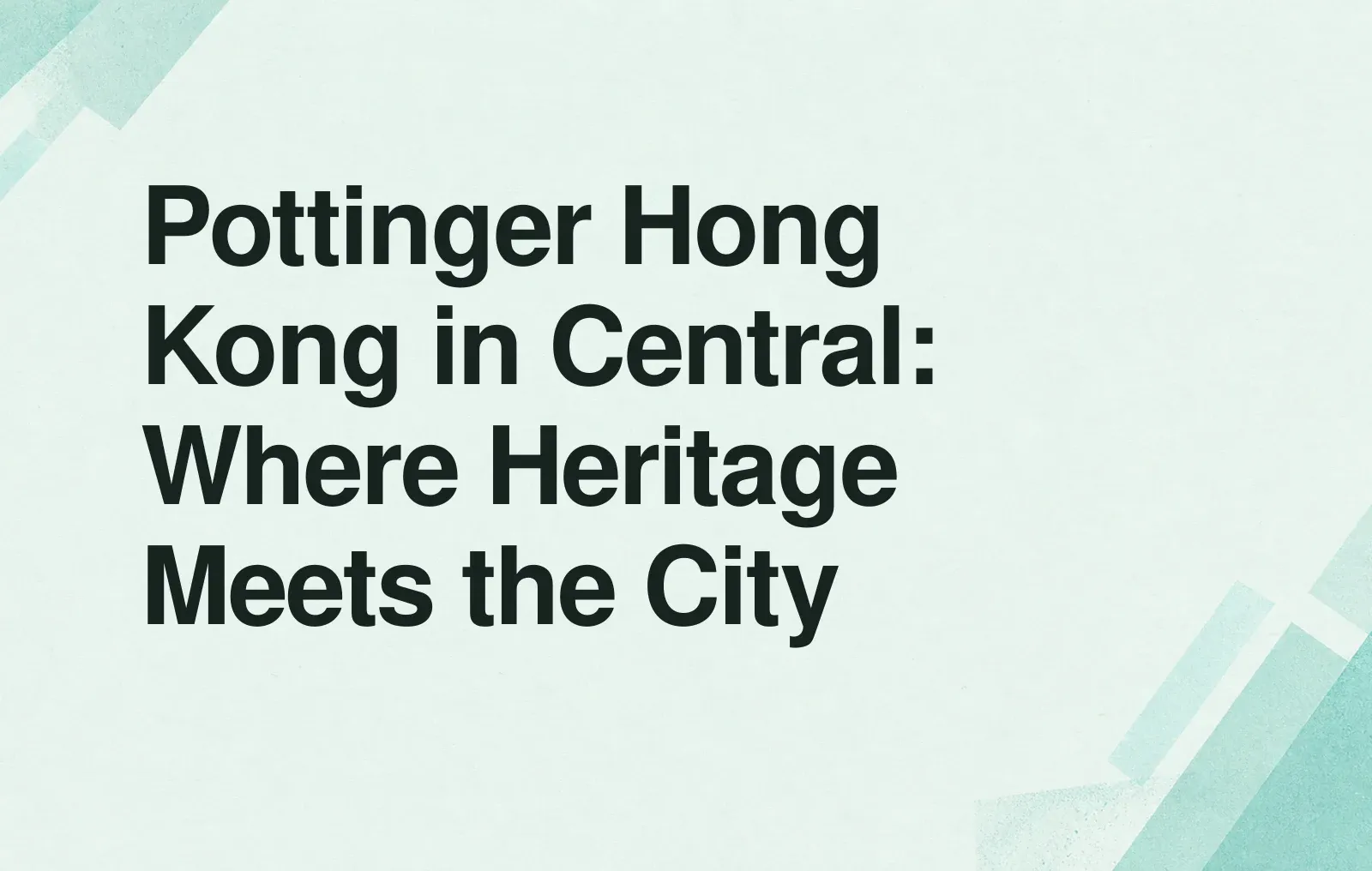 新聞插圖：中環砵典乍街 Pottinger Hong Kong：歷史與城市的交會