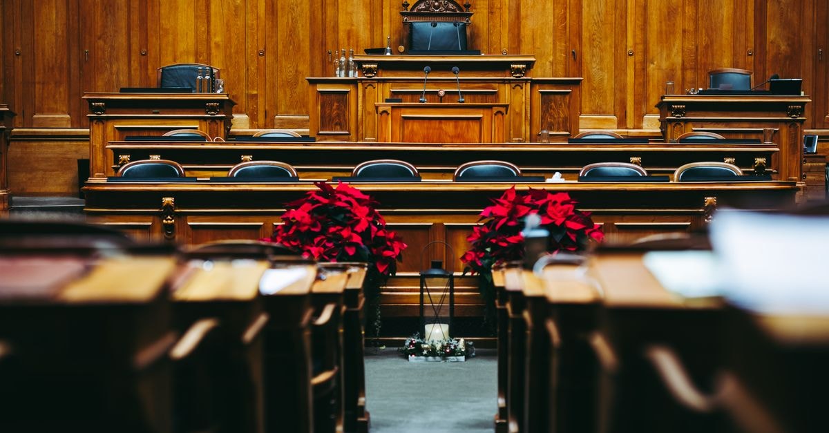 DWTS: The Next Pro' Episode 4 Sends Two Dancers Home in Double Elimination Spacious and elegant wooden courtroom with empty seats, located in Bern, Switzerland.
