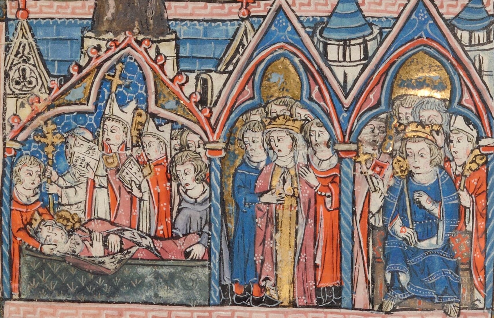Illustration for Six Strangers in One August Day: Funeral of Baldwin III and coronation of Amalric.jpg