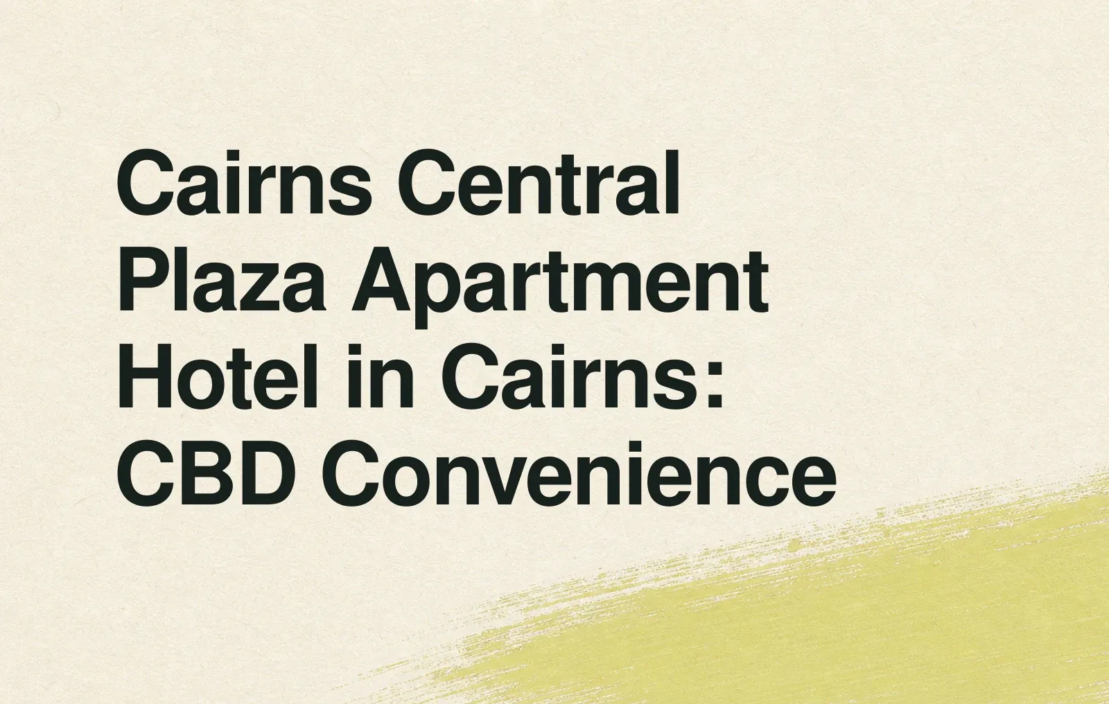 News illustration: Cairns Central Plaza Apartment Hotel in Cairns: CBD Convenience