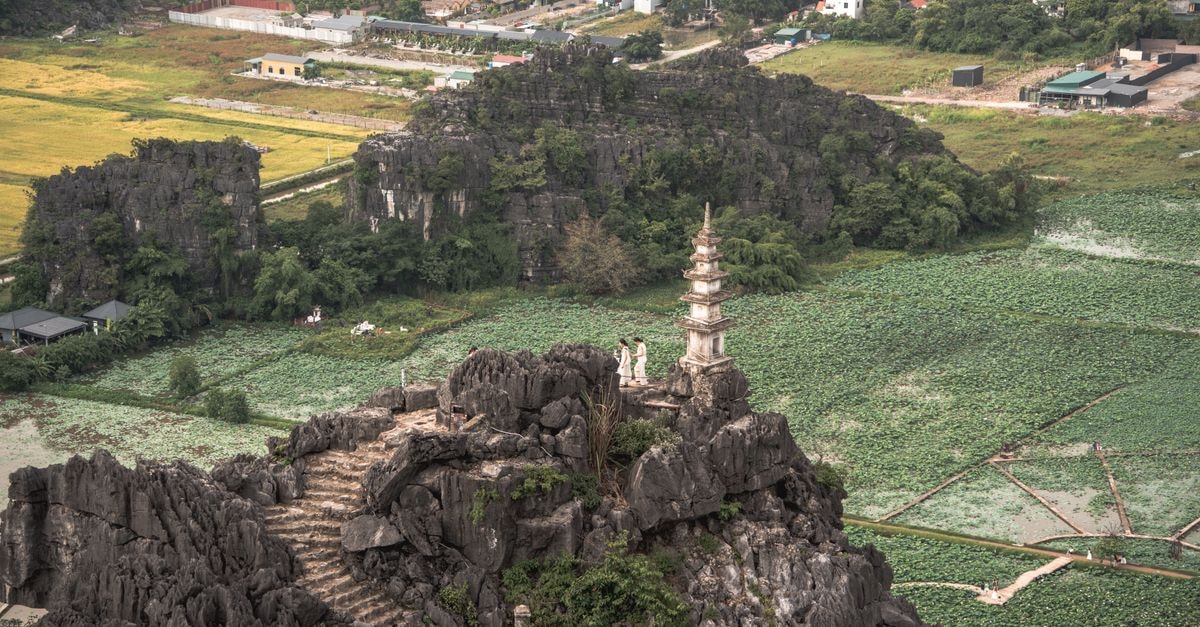 Non Nuoc Hotel in Ninh Binh: Local Flavors on Ngô Quyền Stunning aerial photograph of Mua Cave's iconic landscape, Ninh Binh, Vietnam.