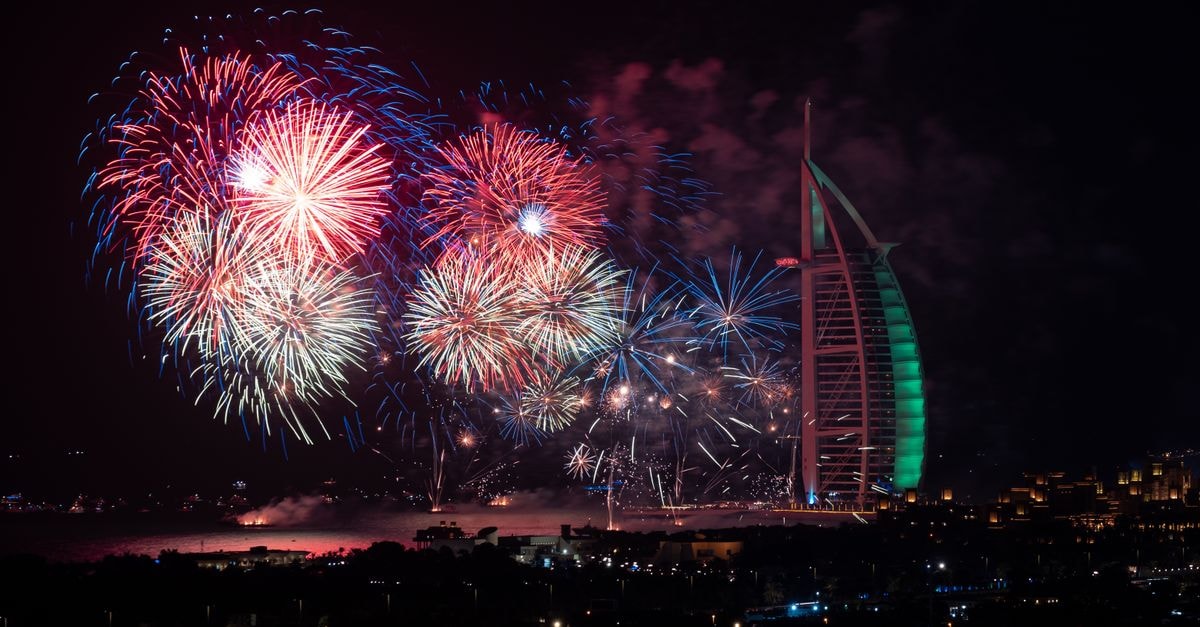 Late-summer film festivals span Dubai, Montreal and Limassol Colorful fireworks light up the night sky over Dubai's iconic Burj Al Arab.