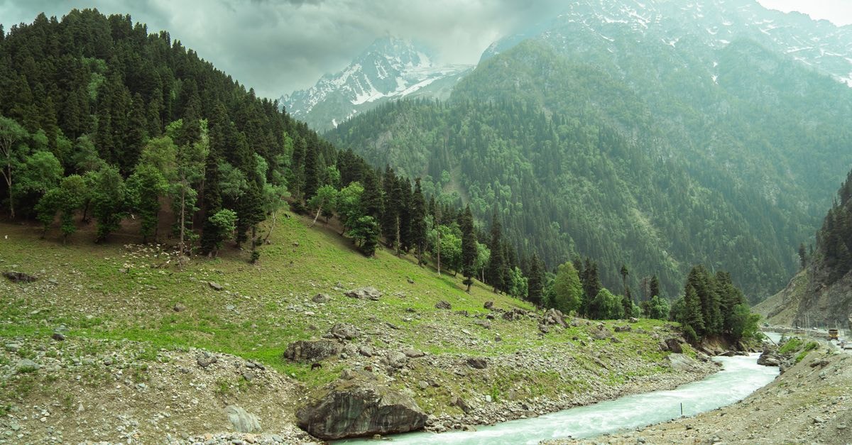Srinagar Travel Guide: Gardens, Glaciers and the Calm of Kashmir Explore the lush valleys and snow-capped mountains of Sonamarg, Kashmir in this picturesque landscape.