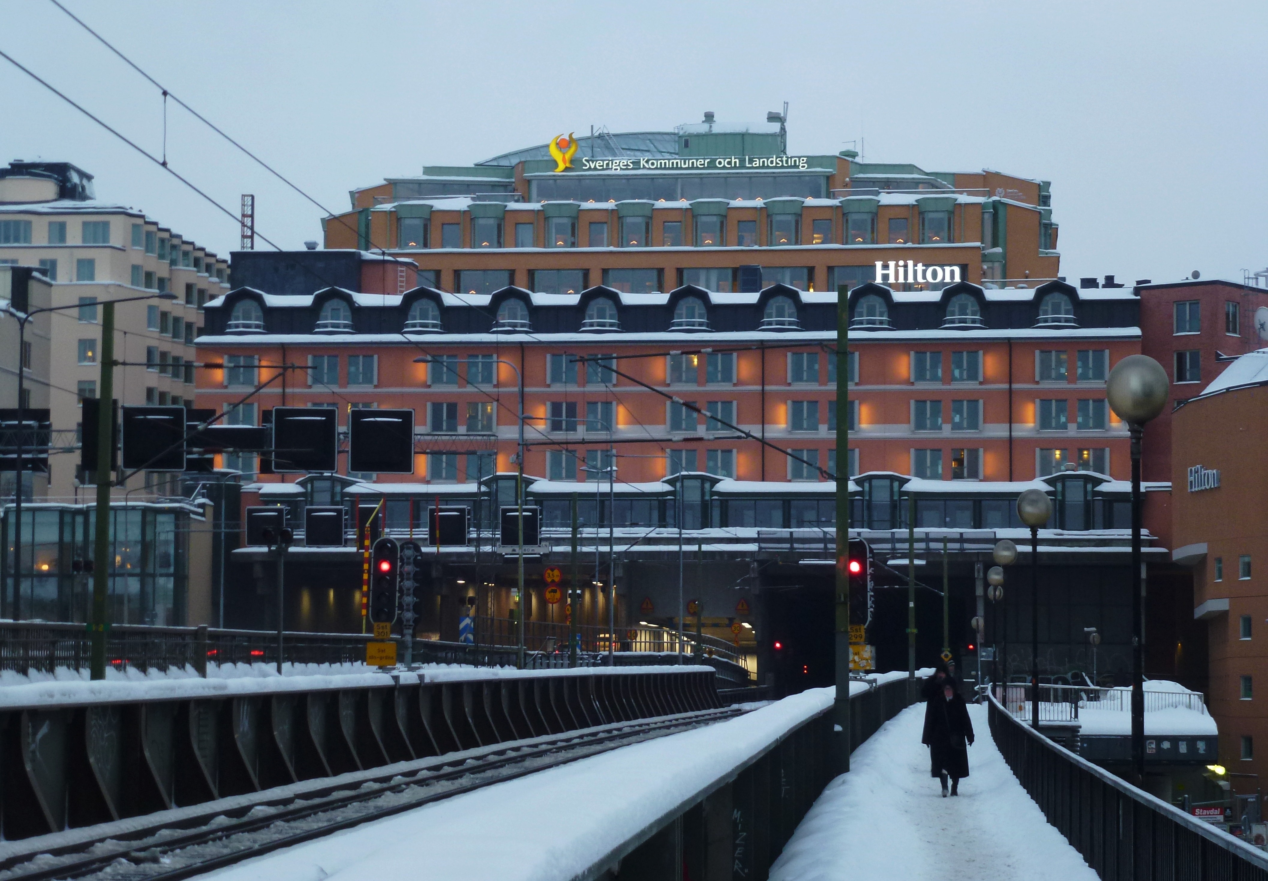 Hilton Stockholm Slussen in Stockholm: Waterfront Vistas Near Gamla Stan Stockholm Hilton dec 2012.jpg