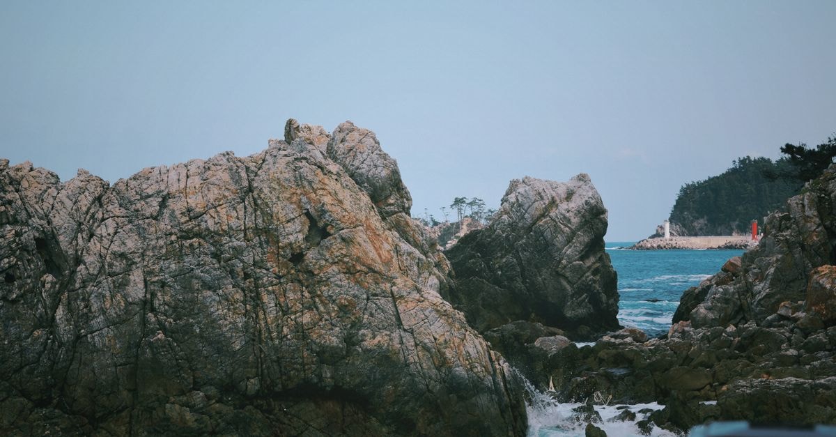Gunsan travel guide: a slow weekend on the west coast Captivating seacoast view with rocky formations and clear blue sky in Gangwon-do, South Korea.
