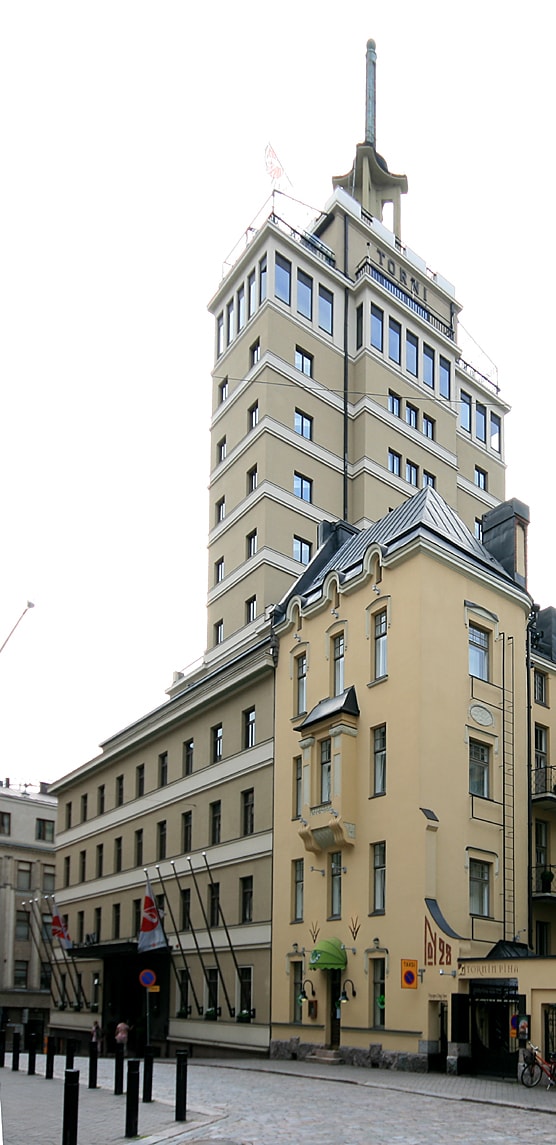 Hotel Torni in Helsinki: Helsinki's 1931 Skyscraper Legend Yrjönkatu 28.jpg