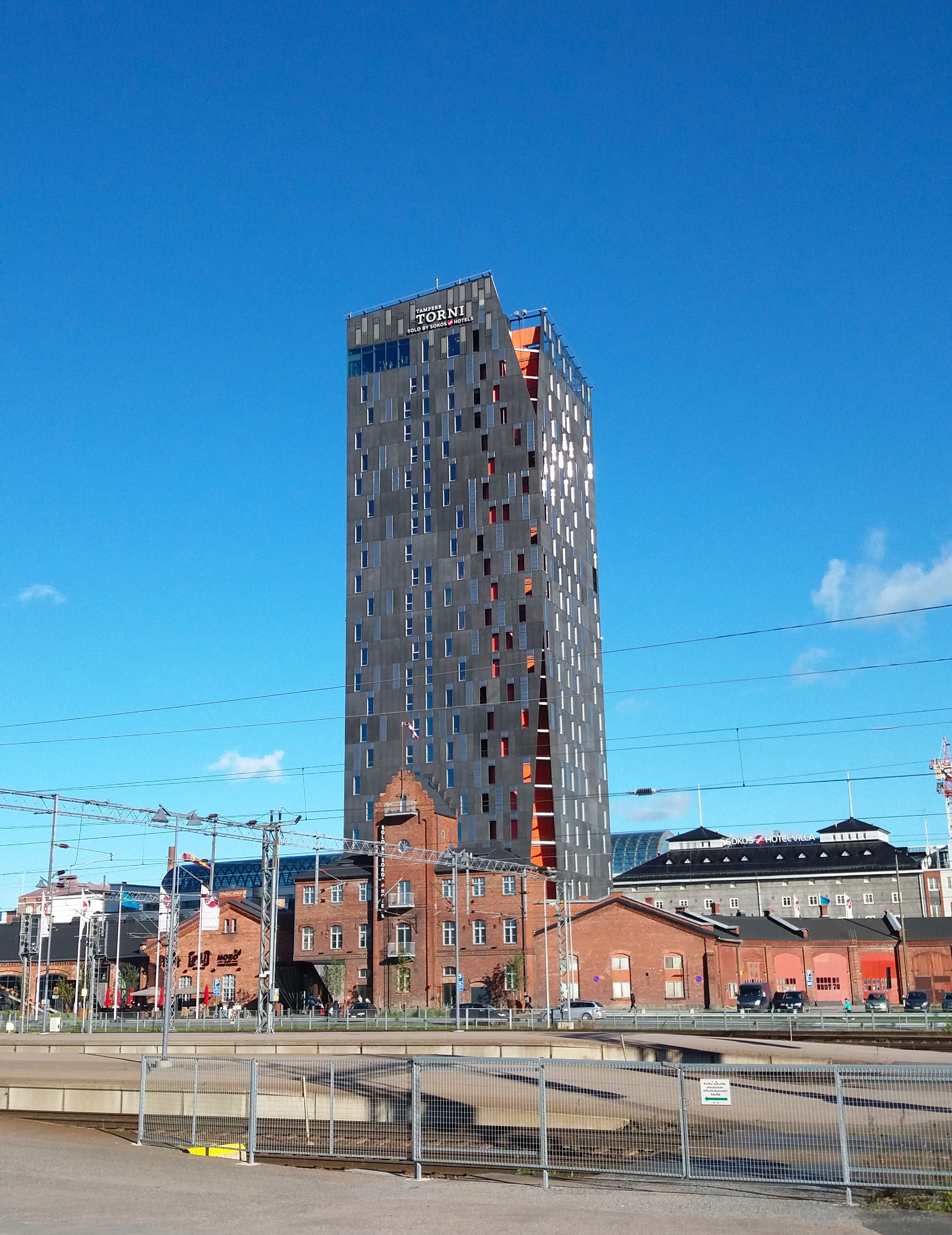 Solo Sokos Hotel Torni Tampere: Finland's Tallest Tower Hotel in the City Center Tampere Hotel Torni.jpg